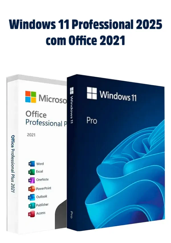 Windows 11 Pro com Office 2021 Pro Plus - Marketizando